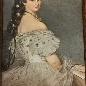 2 framed paintings from the early 1800s